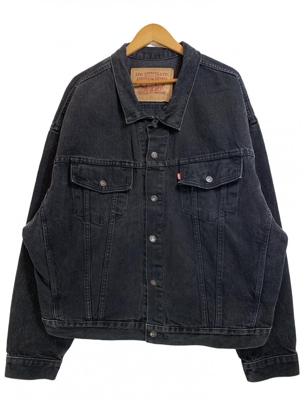 USA製 90s Levi's 70598-4159 Black Denim Jacket 黒 XL Levis