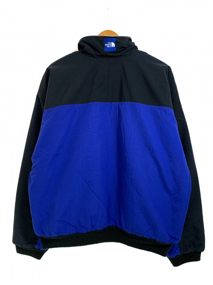 USA製 90s THE NORTH FACE Fleece Lined Nylon Jacket 青黒 L ノース ...