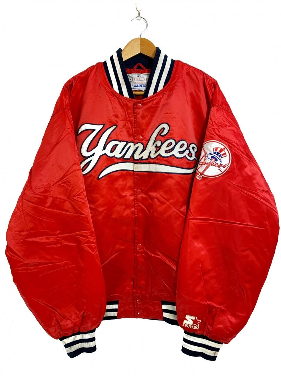 【90s】yankees ヤンキース　スタジャンstarter XLサイズ