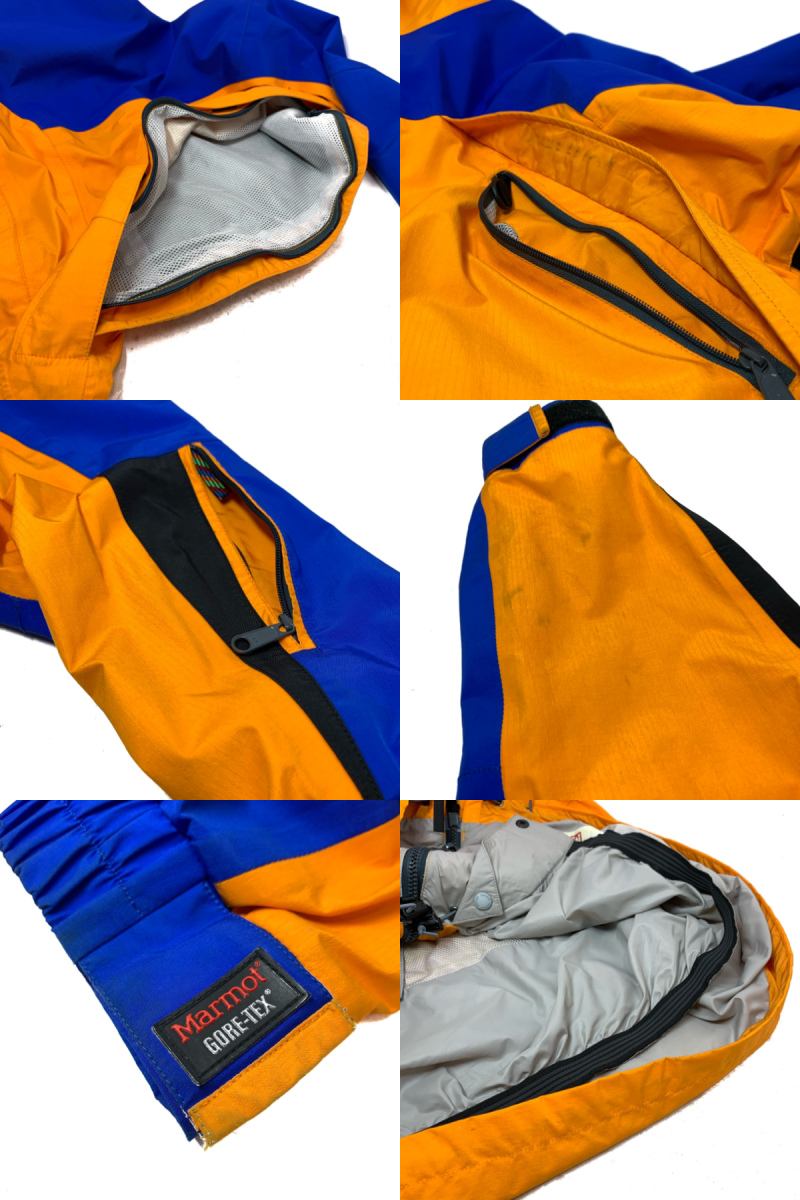 90s Marmot GORE-TEX Mountain Jacket 黄青 XL マーモット 90s Marmot GORE-TEX Mountain Jacket 黄青 XL マーモット