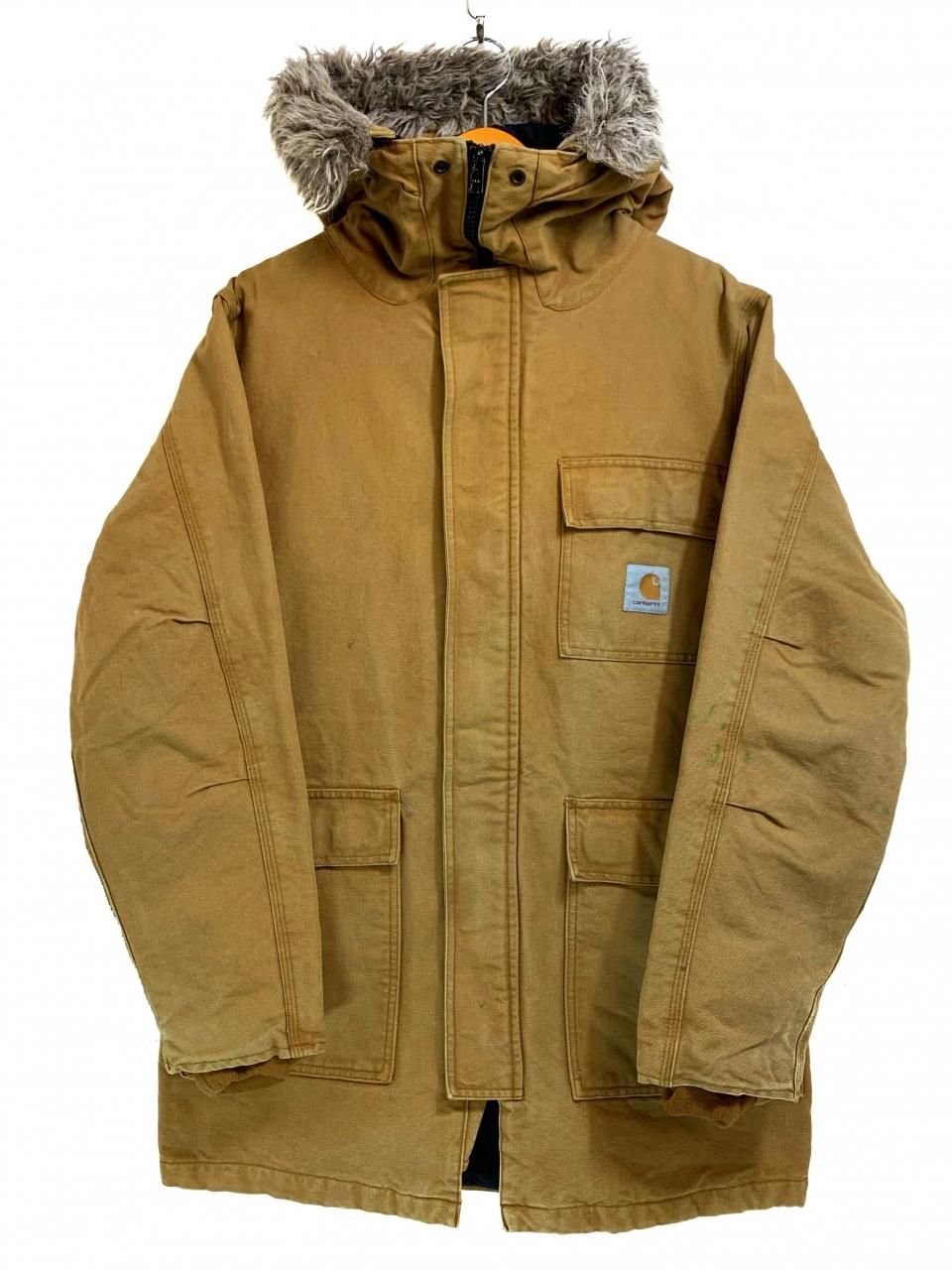 90s Carhartt Siberian Parka 茶 M相当 カーハート シベリアンパーカー ...