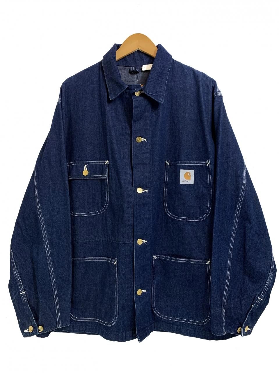 USA製 80s～90s Carhartt Denim Coverall 紺 46 カーハート