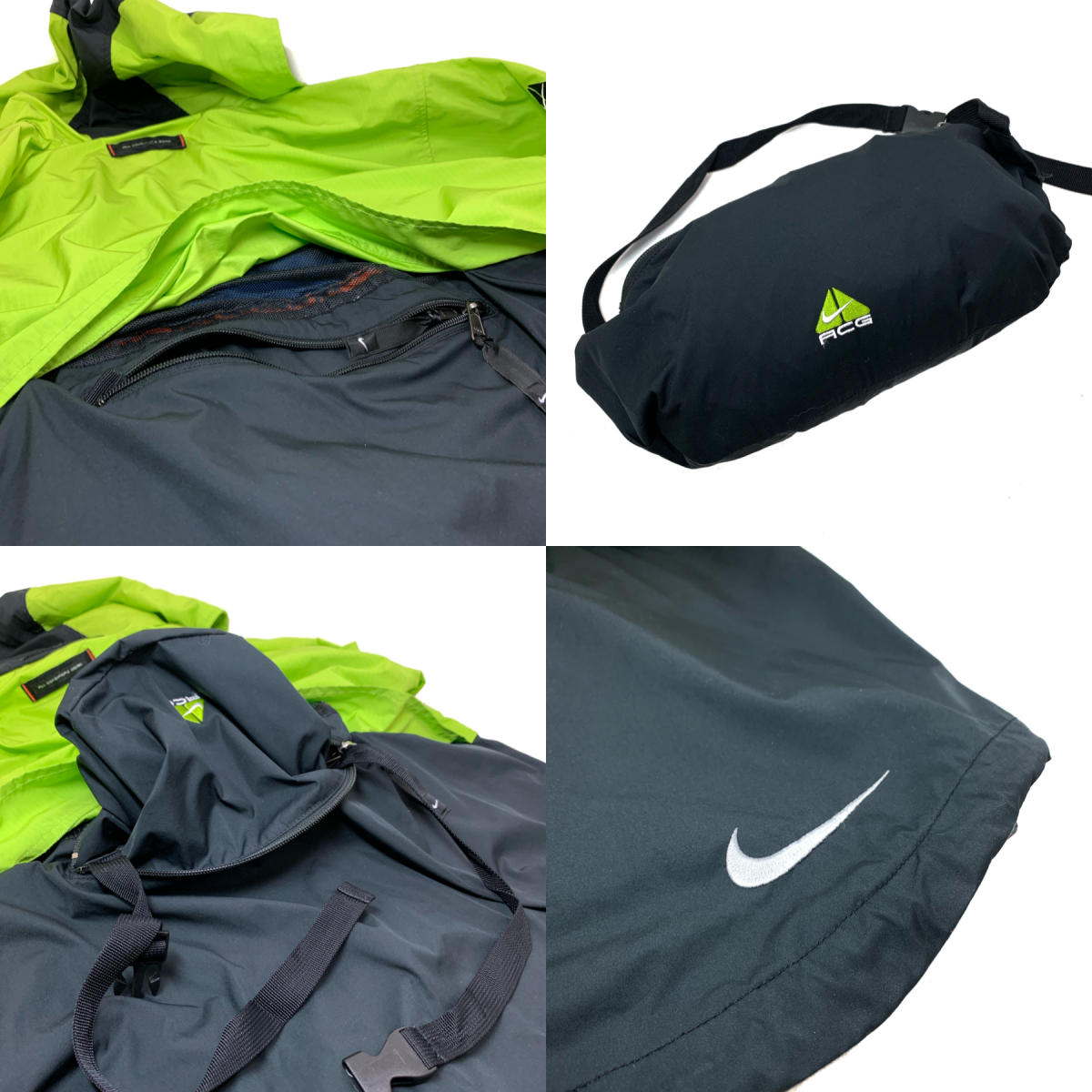 90s NIKE ACG Nylon Mountain Parka 蛍光黄青 M相当 ナイキ 90s NIKE ACG Nylon Mountain Parka 蛍光黄青 M相当 ナイキ