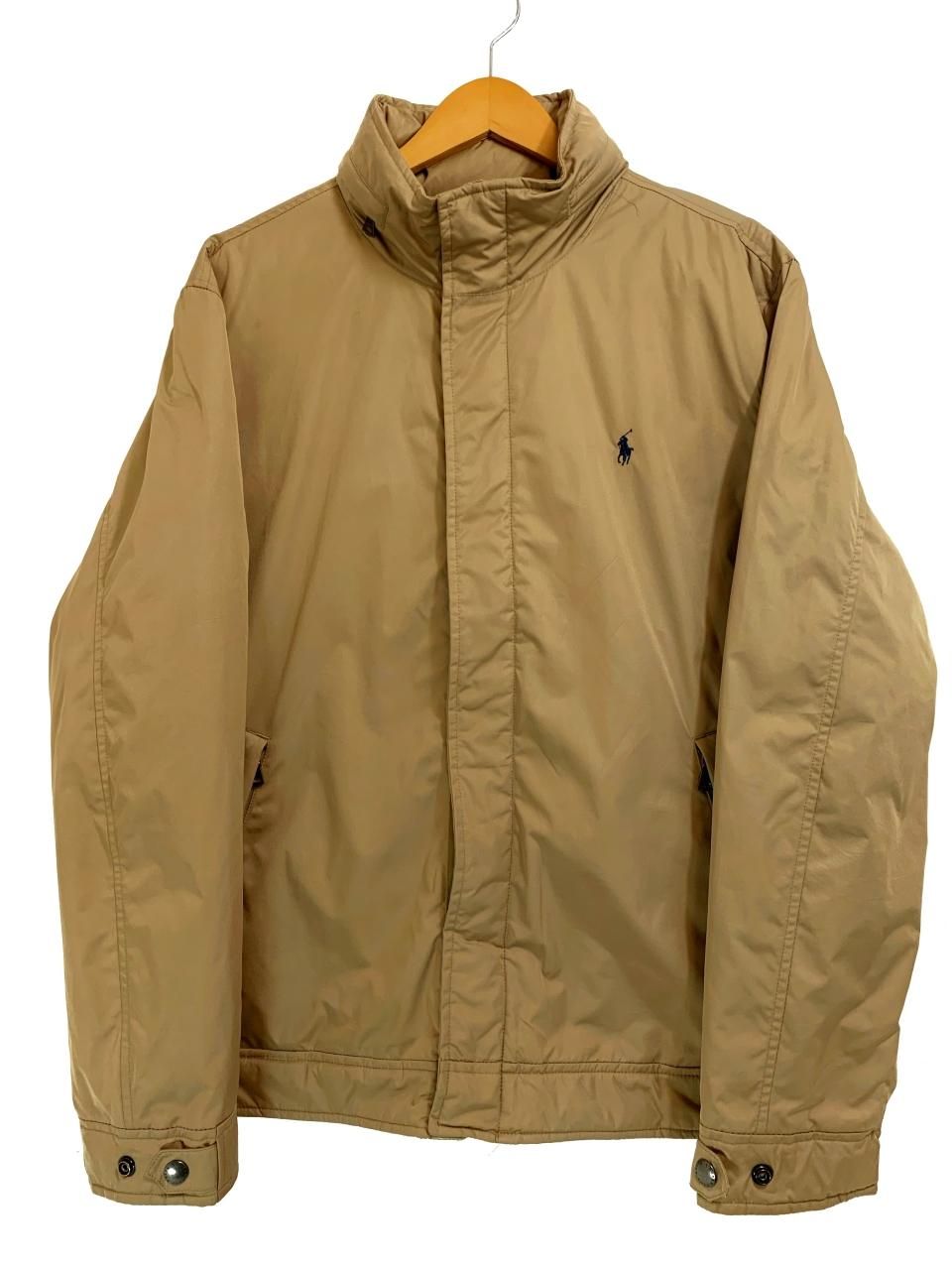 Polo Ralph Lauren Fleece Lining Logo Nylon Jacket コヨーテブラウン