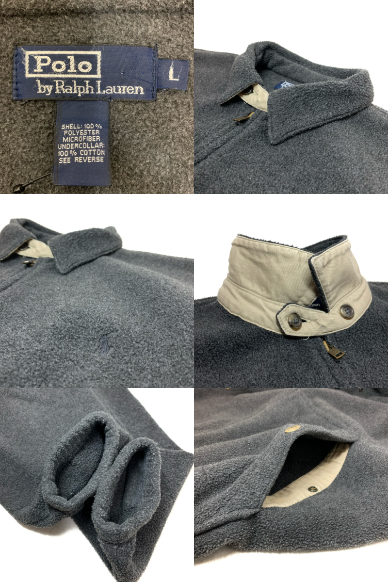 Polo Ralph Lauren Fleece Drizzler Jacket チャコールグレー L