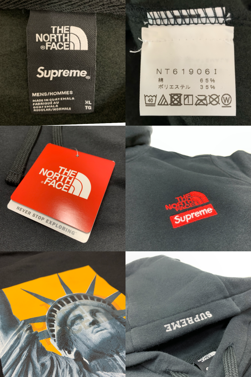 19AW supreme × The North Face hoodie