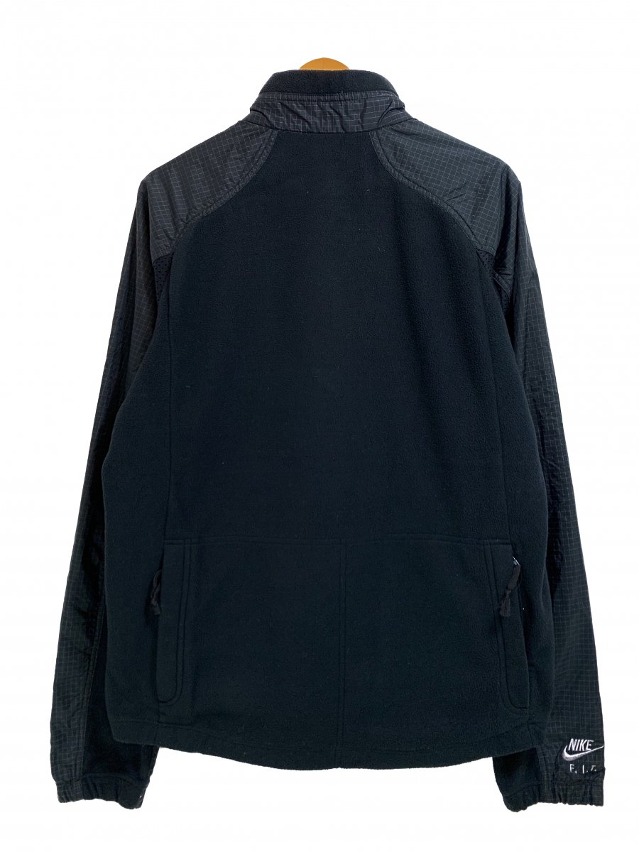 90s NIKE ACG Fleece Switching Logo Nylon Jacket 黒 L ナイキ 
