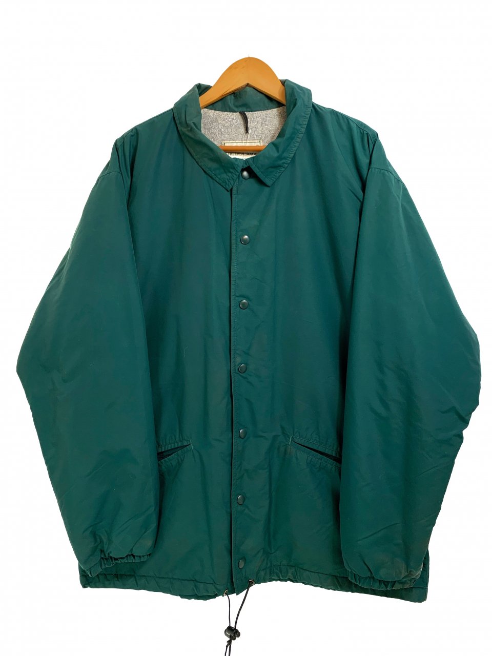 80s~90s L.L.Bean Fleece Lining Nylon Coach Jacket 緑 XL