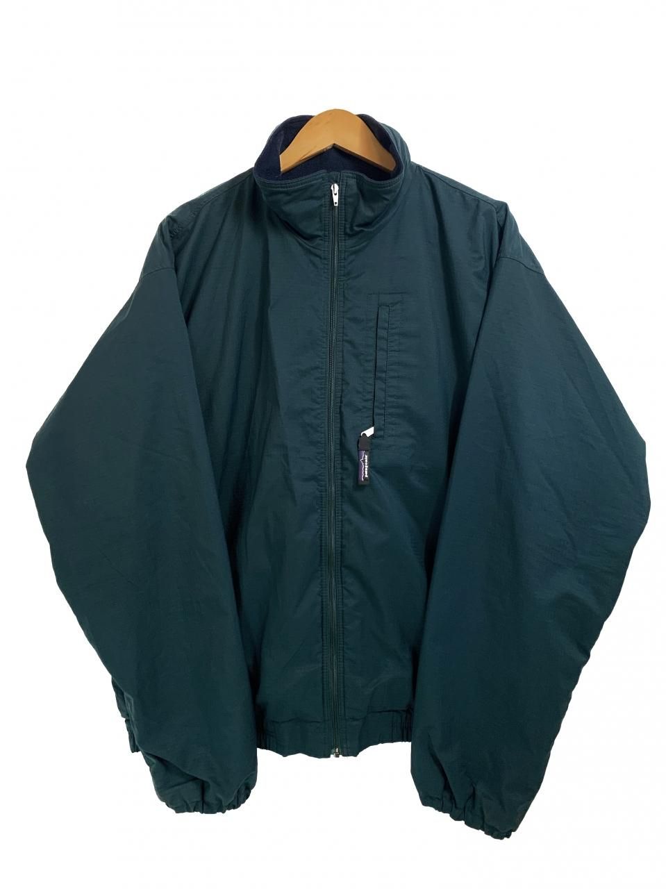 USA製 97年 patagonia Nylon Jacket 深緑 L 90s パタゴニア ナイロン