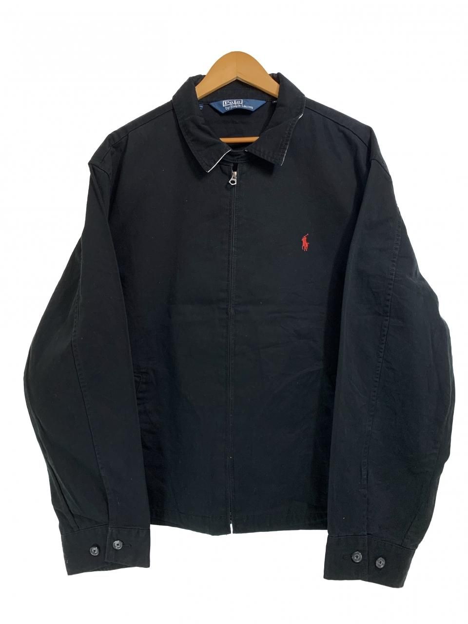 Polo Ralph Lauren Cotton Drizzler Jacket XXL 黒 ポロラルフローレン