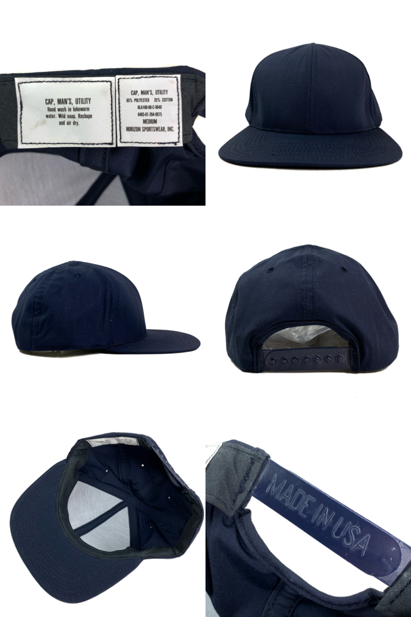 Deadstock 88年製 US NAVY Utility Cap 濃紺 MEDIUM デッド Deadstock 88年製 US NAVY Utility Cap 濃紺 MEDIUM デッド