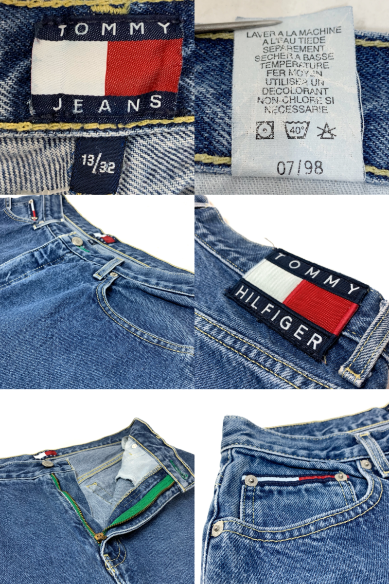 90s TOMMY JEANS Denim Pants 青 33×32 トミージーンズ デニム 90s TOMMY JEANS Denim Pants 青 33×32 トミージーンズ デニム