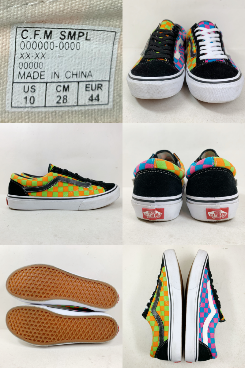 VANS × BILLY'S V36OG "CRAZY CHECK"