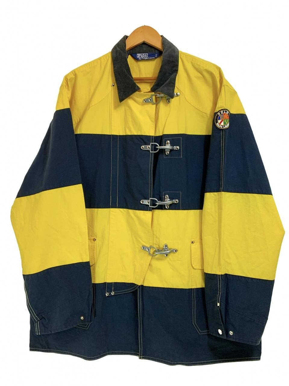 s Polo Ralph Lauren "Cookie Patch" Border Fireman Jacket 黄紺 L