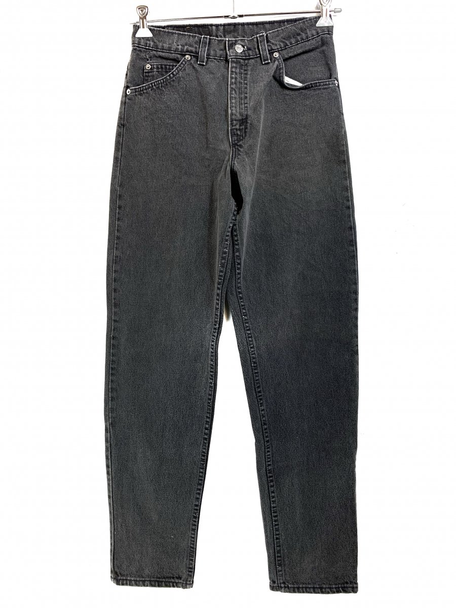 USA製 90s Levi's 550 Black Denim Pants 黒 30×32 リーバイス 