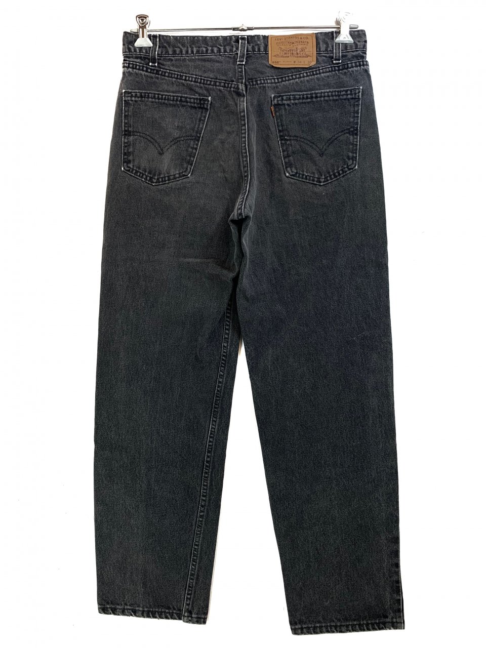 USA製 90s Levi's 550 Black Denim Pants 黒 34×30 リーバイス Levis 
