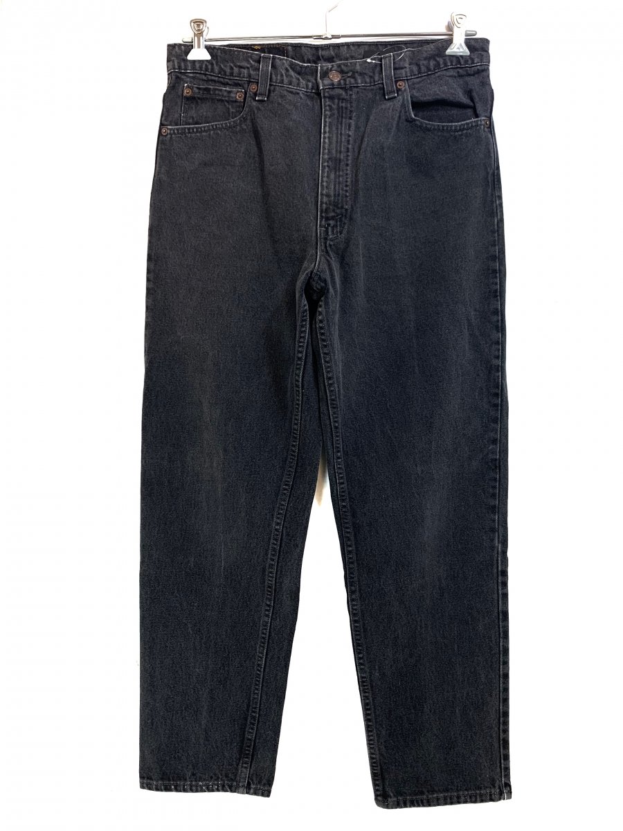 USA製 90s Levi's 550 Black Denim Pants 黒 36×30