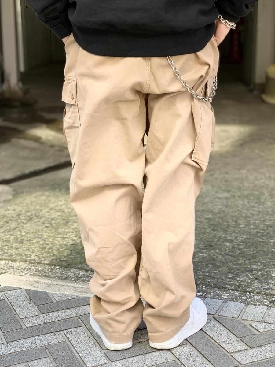 USA製 s Polo Ralph Lauren Cotton Chino Cargo Pants カーキ ×