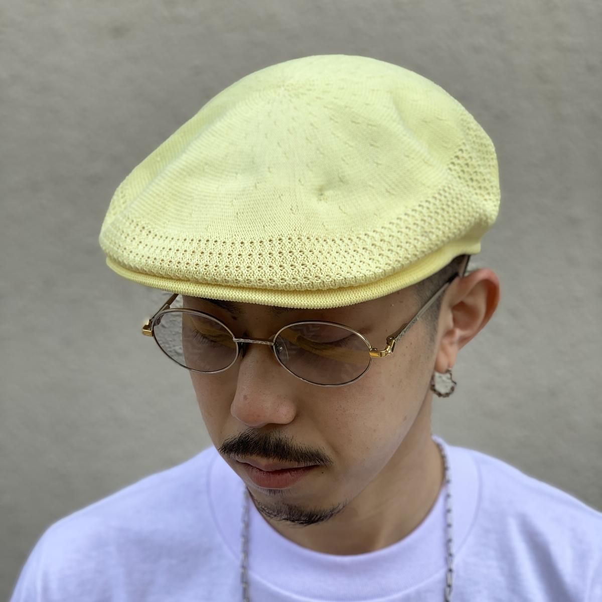 新品 KANGOL TROPIC 504 VENTAIR (YELLOW) S カンゴール