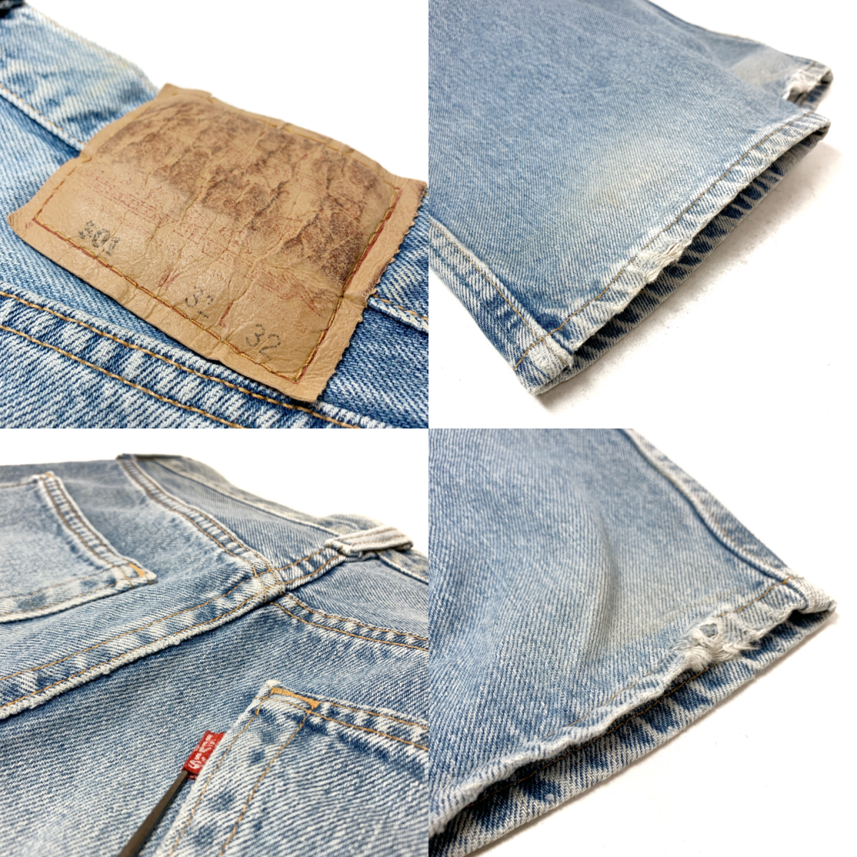 USA製 90s Levi's 501 Denim Pants 薄青 W31×L32 リーバイス USA製 90s Levi's 501 Denim Pants 薄青 W31×L32 リーバイス