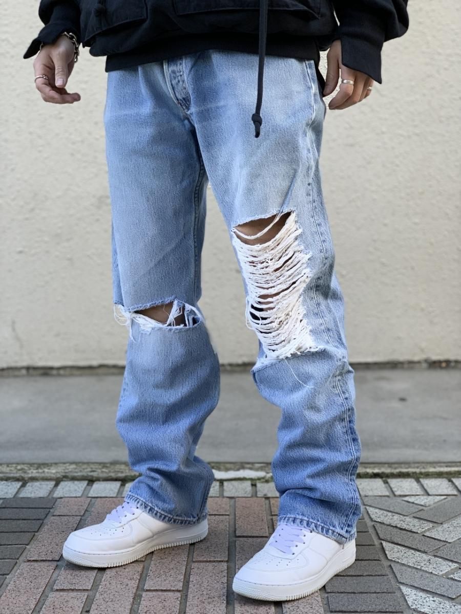 USA製 90s Levi's 501 Denim Pants 薄青 W36×L32 リーバイス Levis