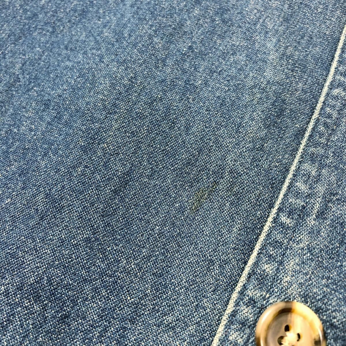 USA製 90s LANDS' END Denim Coverall 青 L ランズエンド デニム USA製 90s LANDS' END Denim Coverall 青 L ランズエンド デニム