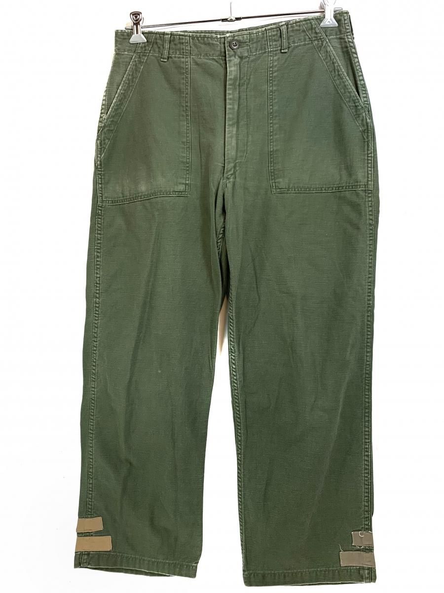 70s US ARMY OG107 Utility Pants オリーブ 実寸W33×L28 米軍