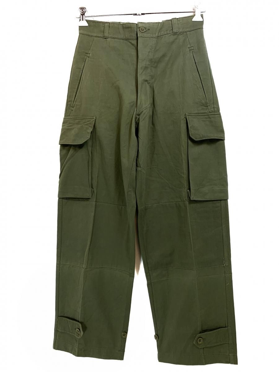 50s FRENCH ARMY M-47 Field Pants オリーブ 21 (W31×L30) フランス軍 ...