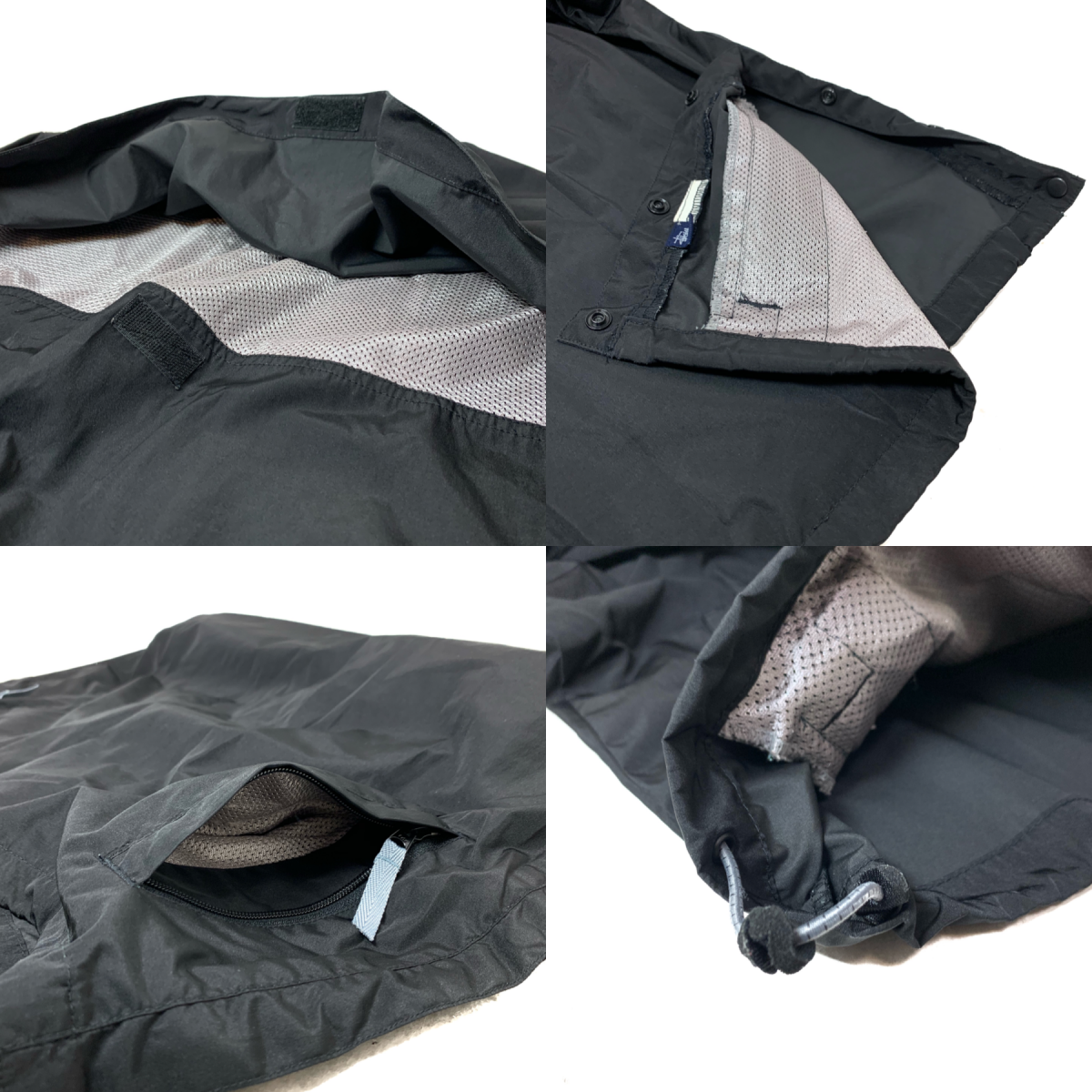 00s STUSSY Nylon Pullover Jacket 黒 L ステューシー ナイロン 00s STUSSY Nylon Pullover Jacket 黒 L ステューシー ナイロン