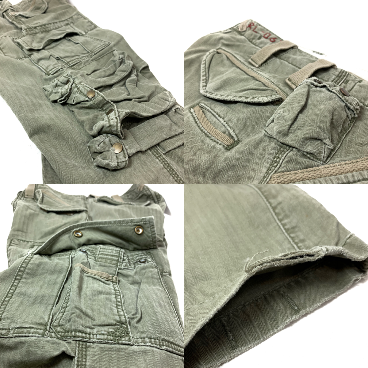 Polo Ralph Lauren Military Cargo Pants オリーブ W28×L30 ポロラルフ