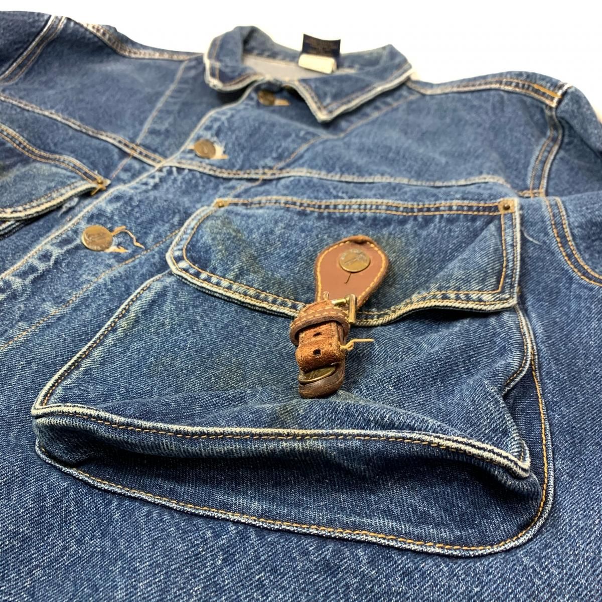 USA製 90s KARL KANI 3D Pocket Denim Shirt 青 L カールカナイ USA製 90s KARL KANI 3D Pocket Denim Shirt 青 L カールカナイ