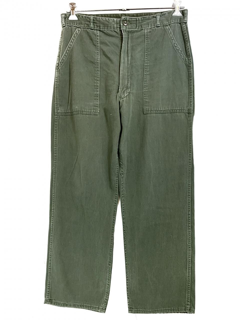 70s US ARMY OG107 Utility Pants オリーブ 実寸W32×L28 米軍 アメリカ