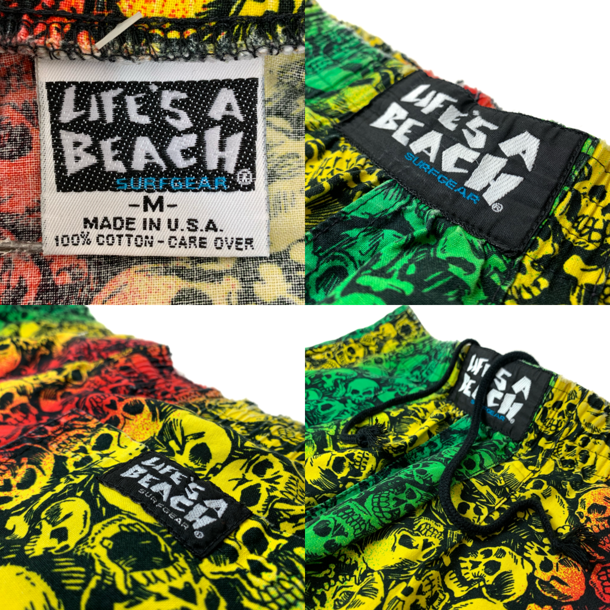 LIFE'S A BEACH  Back Pack SKULL ライフズアビーチ