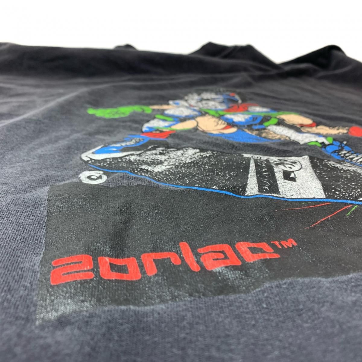 90s ZORLAC Logo Print L/S Tee 黒 L ゾーラック 長袖 Tシャツ 90s ZORLAC Logo Print L/S Tee 黒 L ゾーラック 長袖 Tシャツ