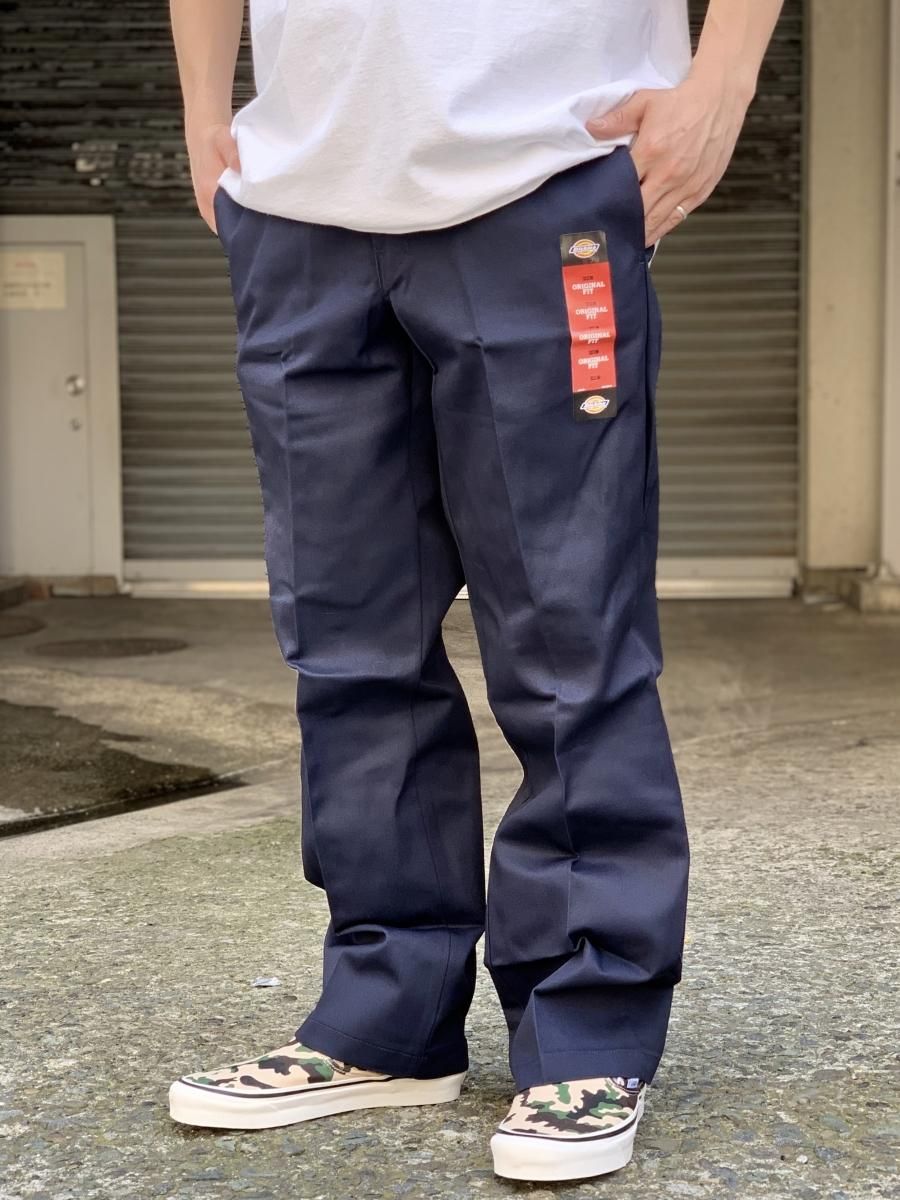 DICKIESディッキーズ595カーゴパンツワークパンツ紺ネイビー38x30