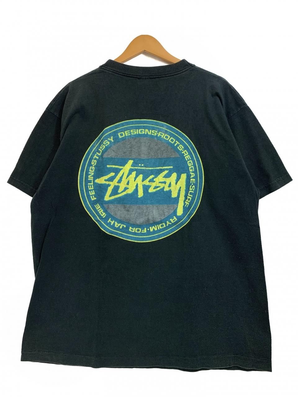 Bootleg s OLD STUSSY Logo S/S Tee 黒 XL ブートレグ オールド