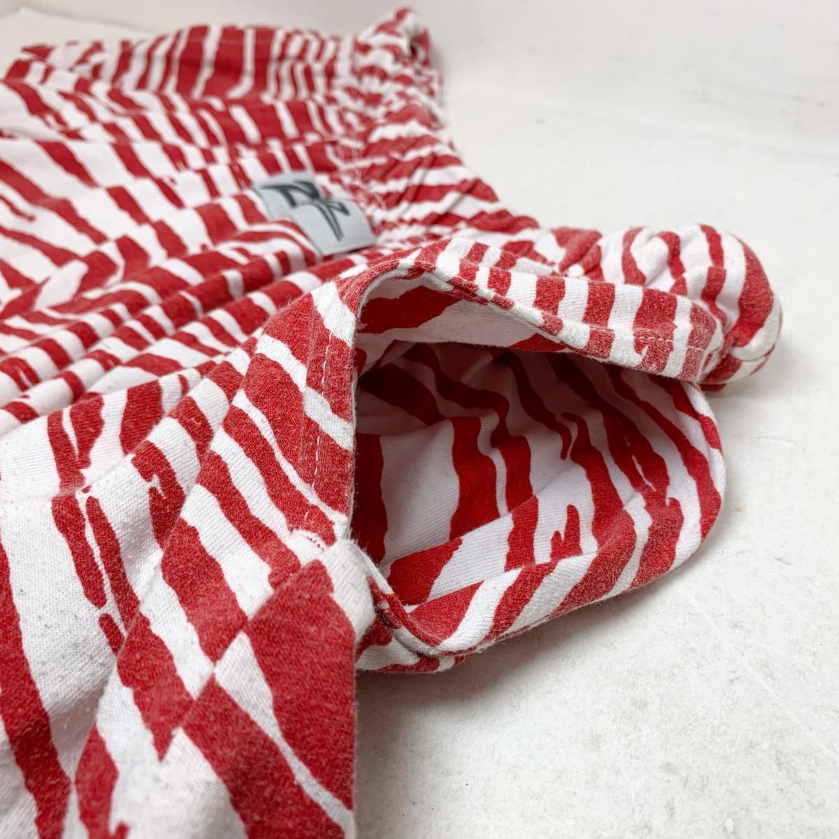 90s ZUBAZ Easy Pants 赤白 S ズバズ NFL イージーパンツ ゼブラ 90s ZUBAZ Easy Pants 赤白 S ズバズ NFL イージーパンツ ゼブラ