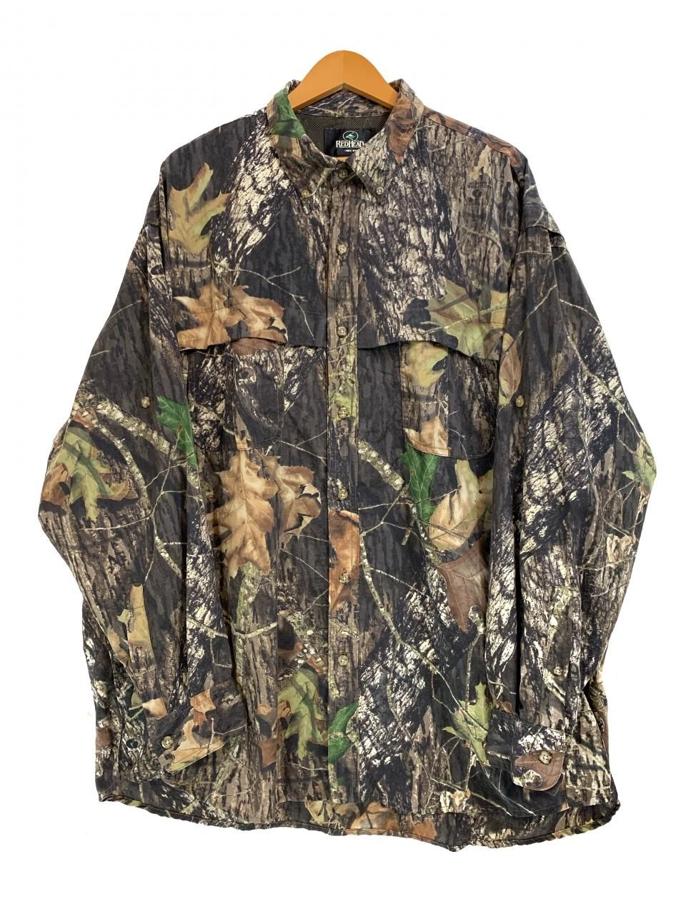 RED HEAD Realtree Camo Fishing L/S Shirt XXL 迷彩 レッドヘッド ...