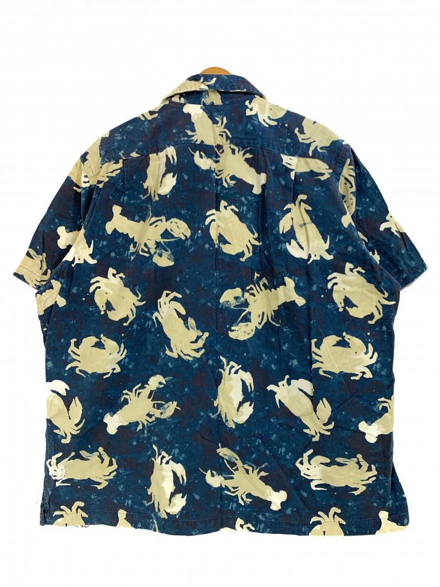 s Polo Ralph Lauren "VINTAGE CAMP" Cotton Aloha Shirt 紺 XL ポロ