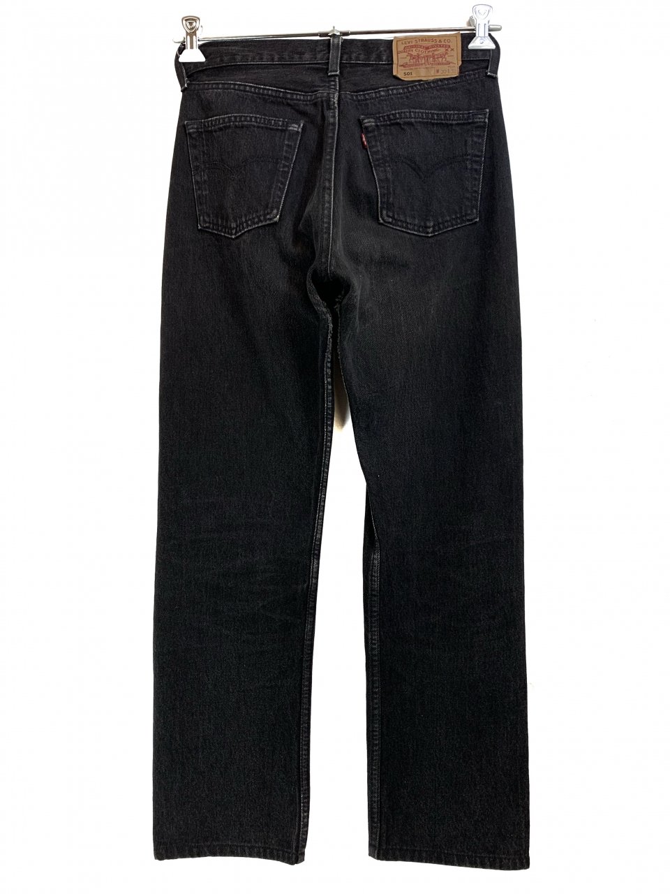 UK製 90s Euro Levi's 501 Black Denim Pants 黒 W30×L29 ユーロ