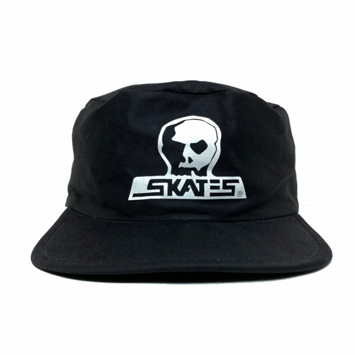 90s SKULL SKATES Logo 3 Panel Cap 黒 スカルスケーツ キャップ 帽子 