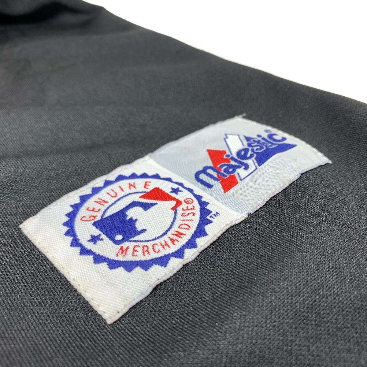 Majestic製 メッツ サンタナ 刺繍ユニフォーム USA製 ニューヨーク・メッツ SIZE 54 ブラック Majestic 【57】ヨハン
