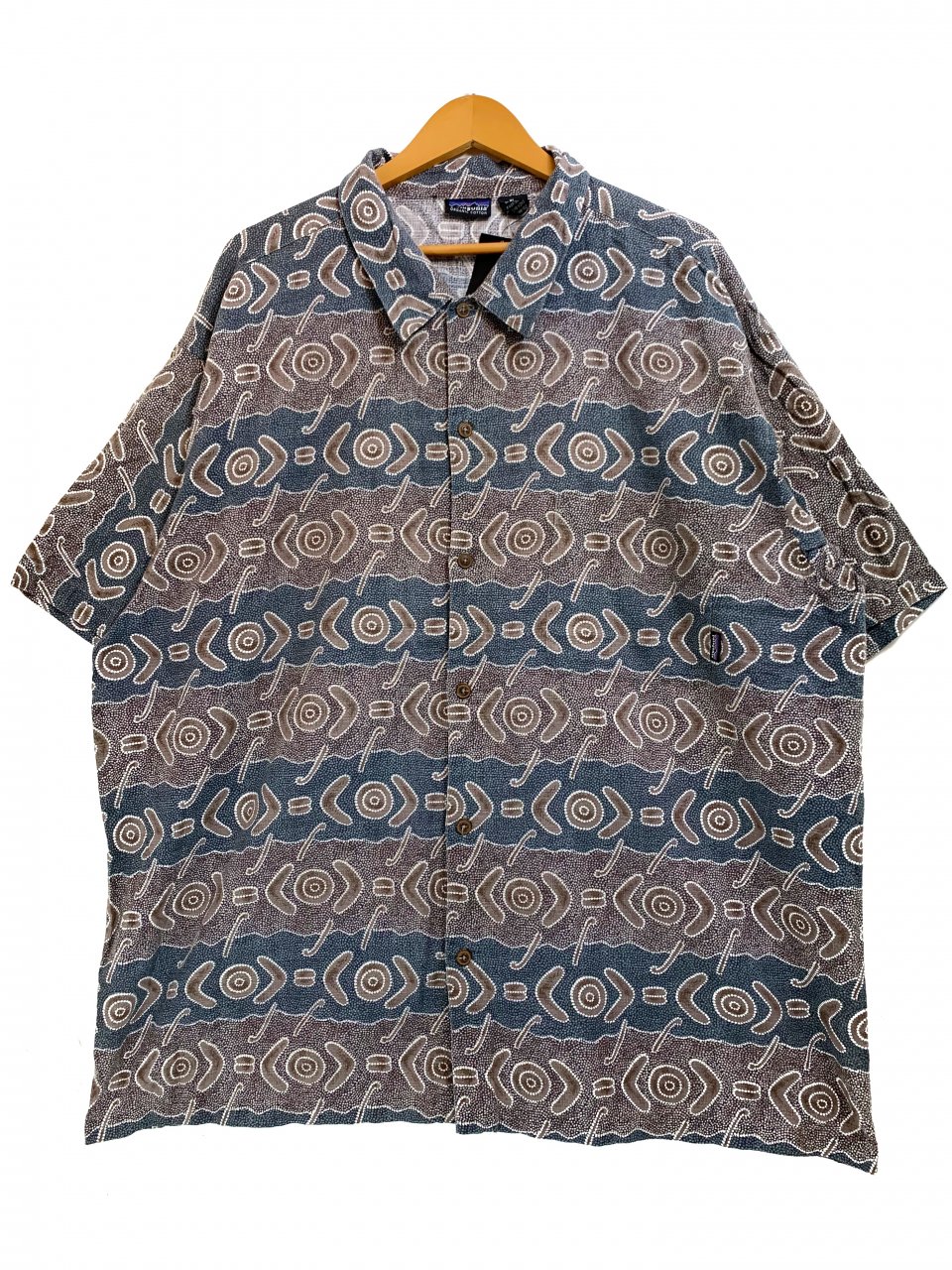 99年製 patagonia A/C Shirt 青茶 XL 90s パタゴニア ACシャツ