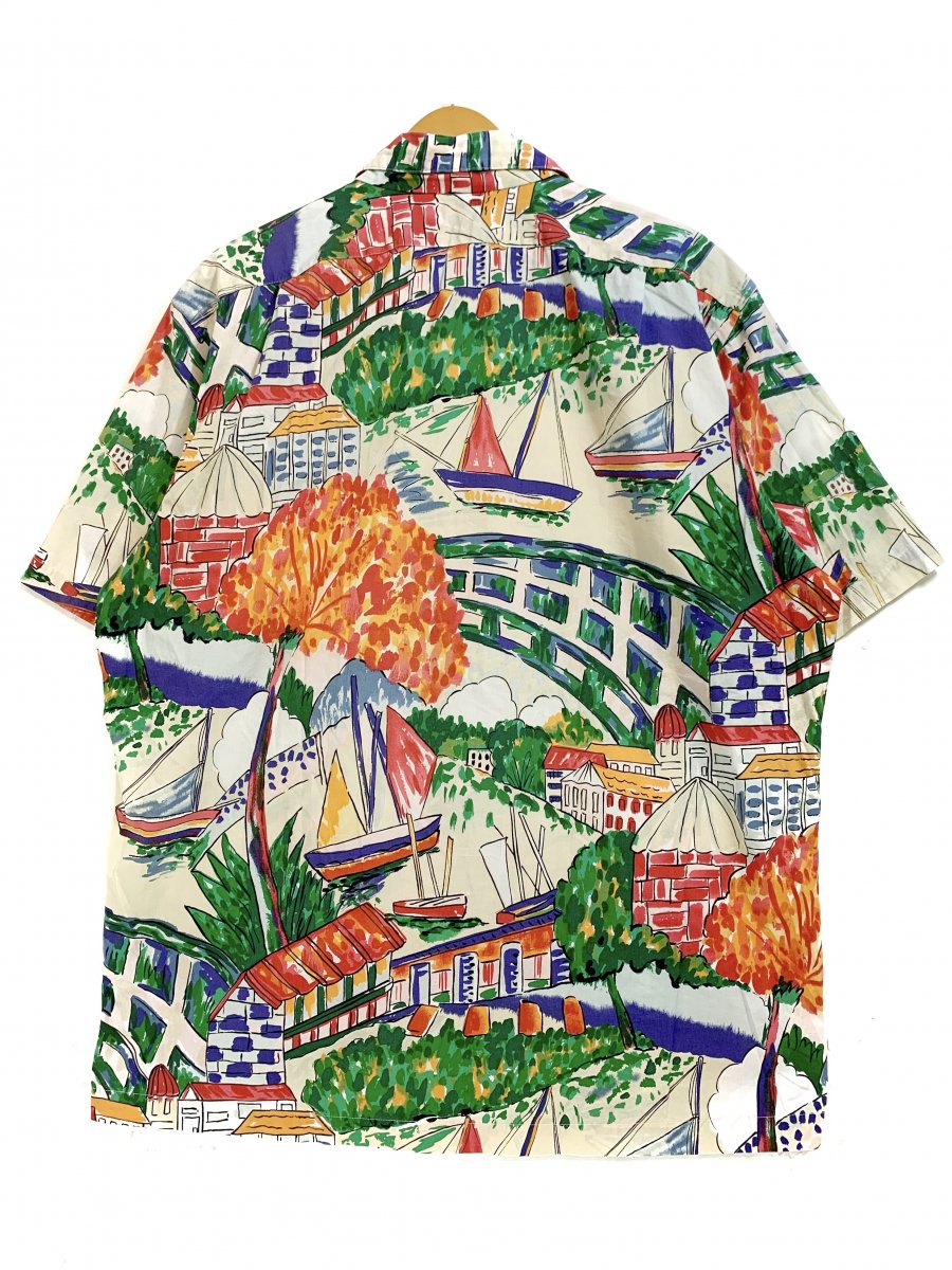 USA製 80s～90s Polo Ralph Lauren Cotton Aloha Shirt マルチカラー L