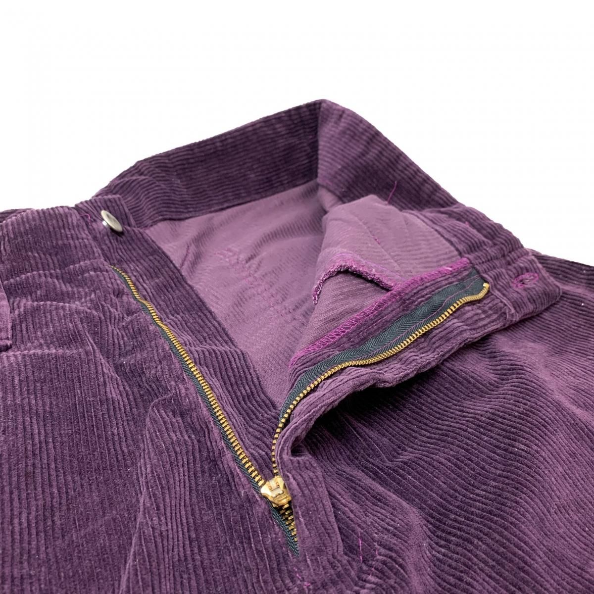 USA製 90s SANTA MONICA AIRLINES Corduroy Shorts 紫 W33