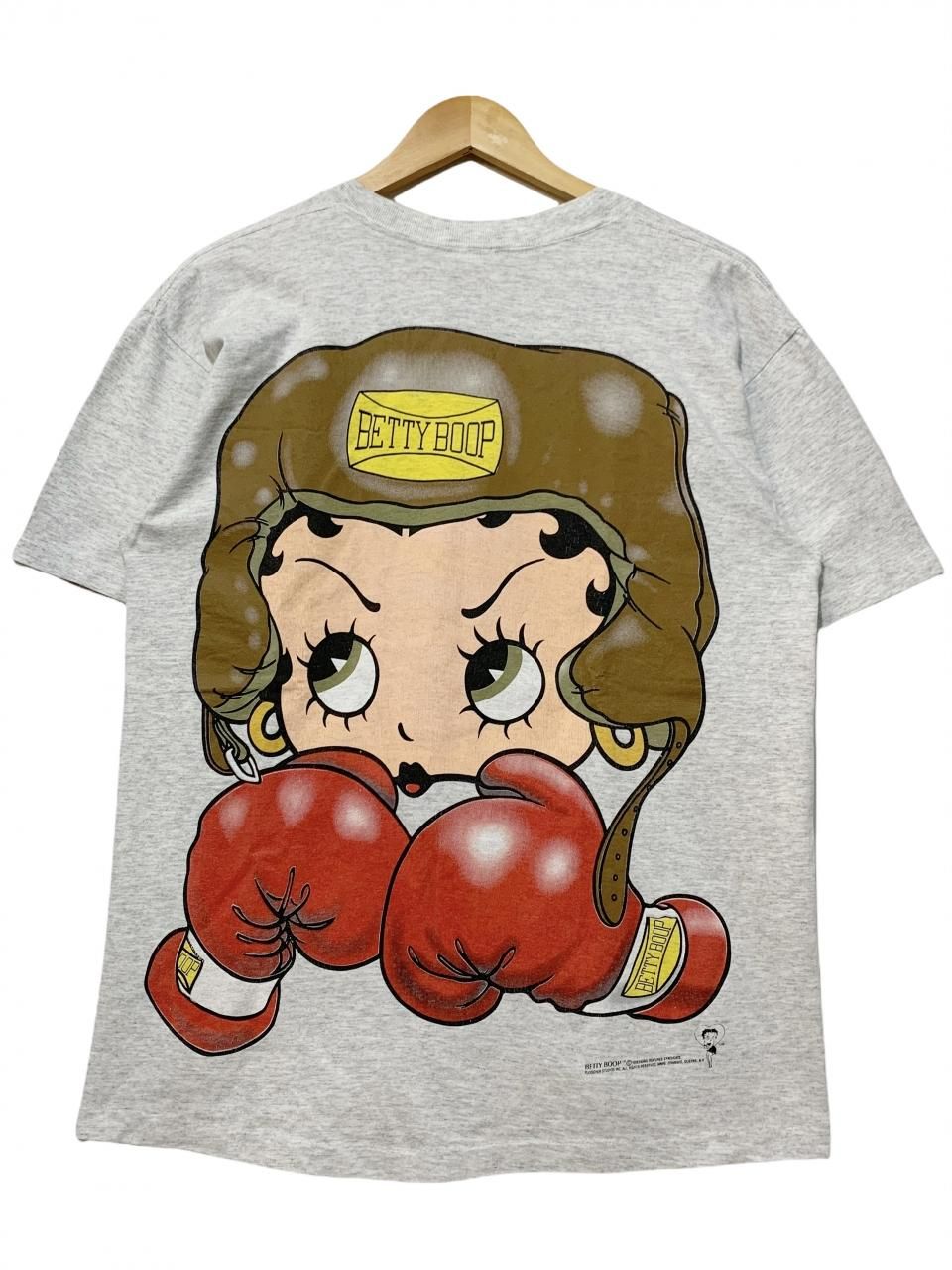 USA製 93年 BETTY BOOP Print S/S Tee 灰 M 90s ベティーブープ ...