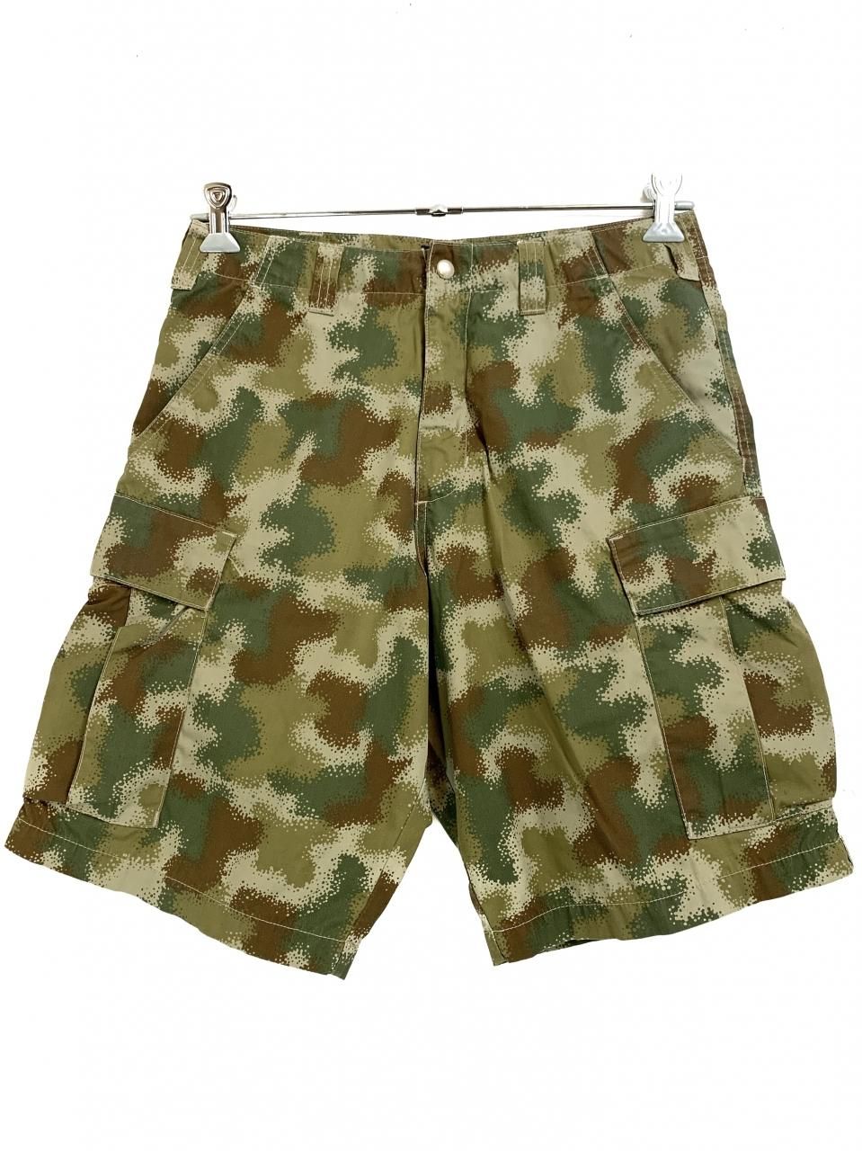 00s STUSSY Camo Cargo Shorts 迷彩 30 紺タグ ステューシー カーゴ ...