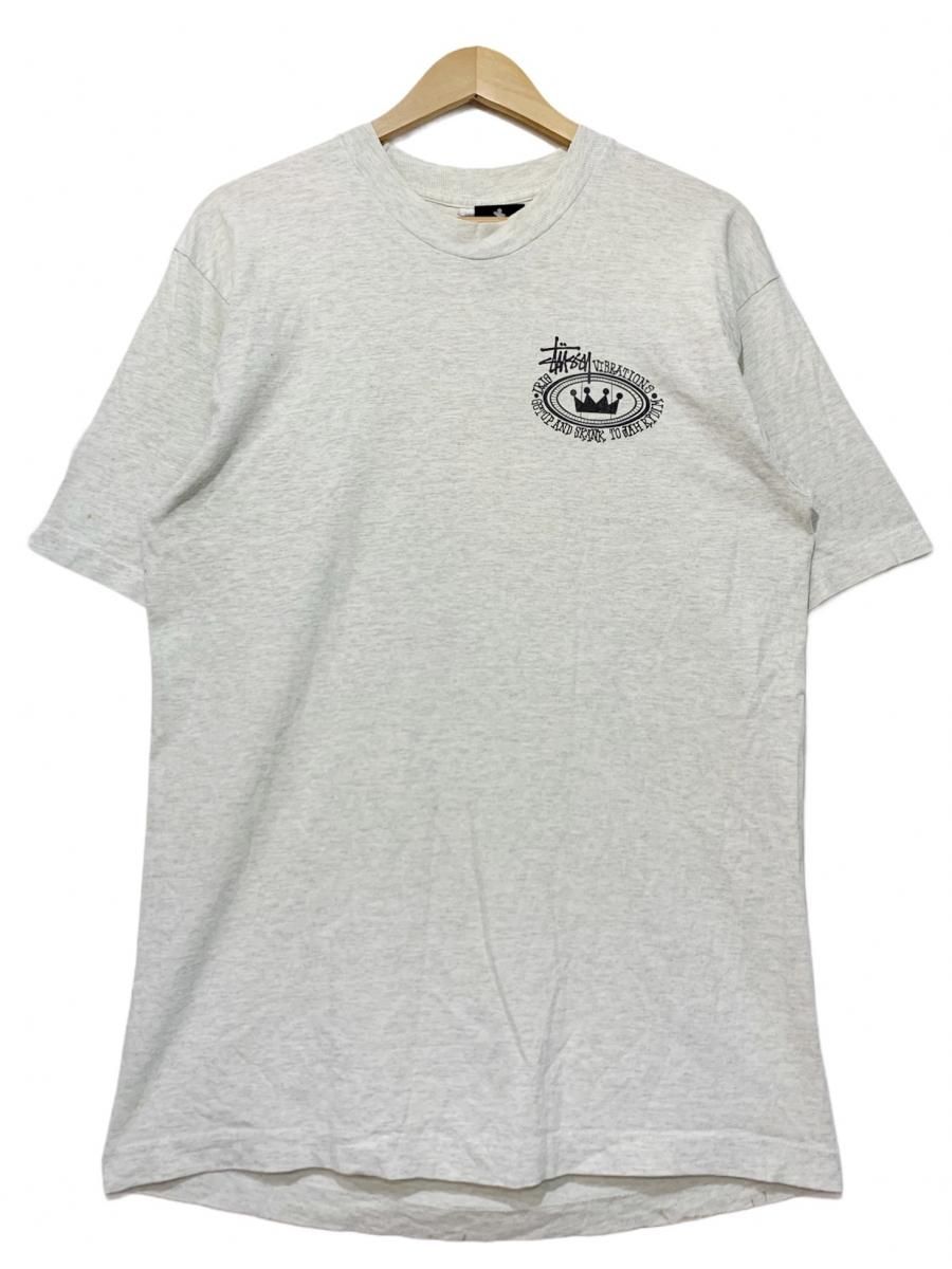 【美品】 STUSSY Tシャツ ドクロ ロゴ ロック  90年代 綿100