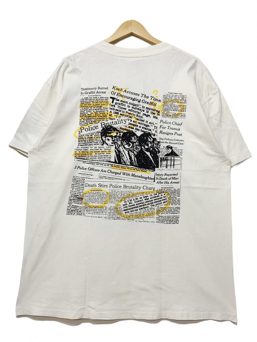 94年 ECKO UNLIMITED Print S/S Tee 生成り XL 90s 初期 エコー 94年 ECKO UNLIMITED Print S/S Tee 生成り XL 90s 初期 エコー