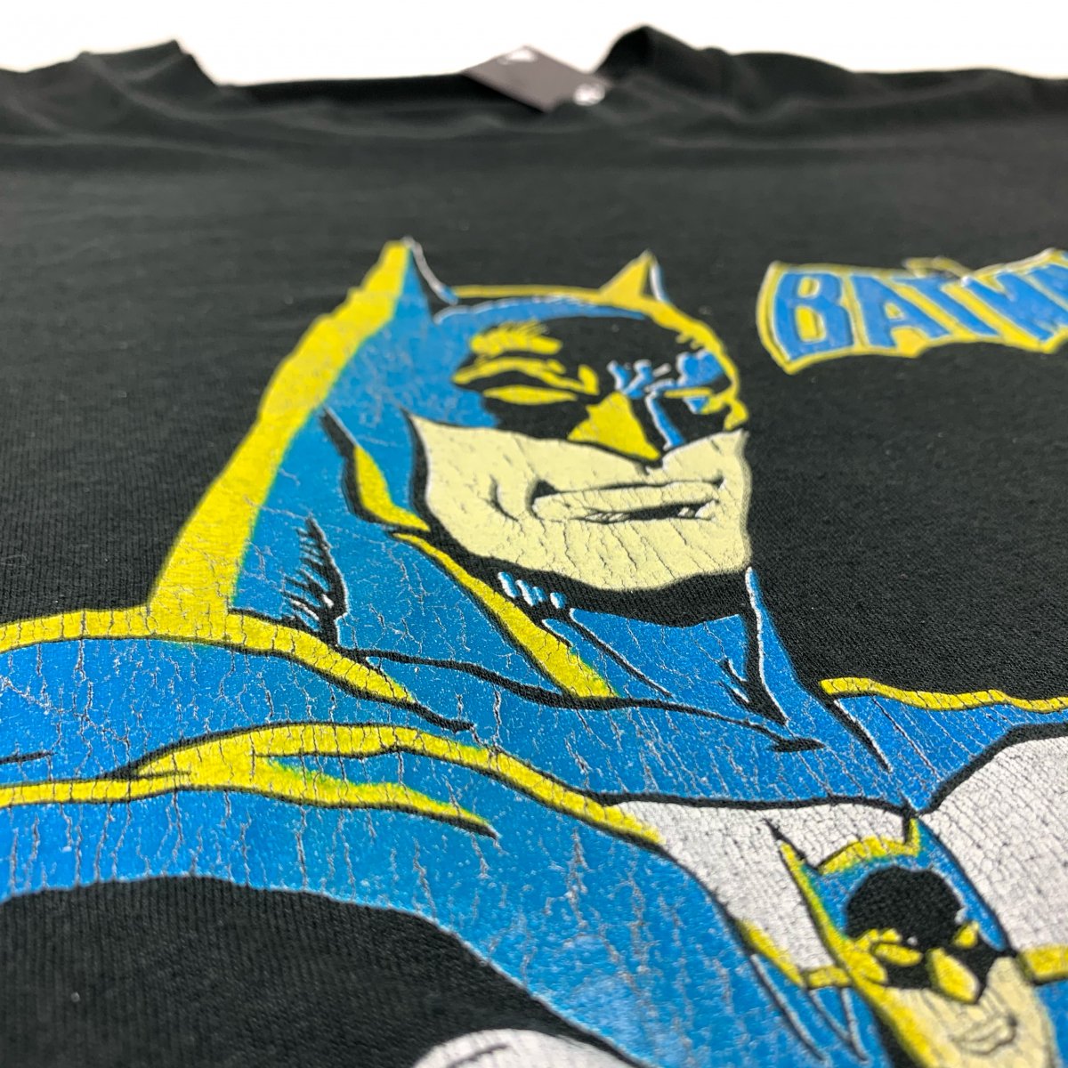 USA製 s～s BATMAN Print S/S Tee 黒 XL バットマン 半袖 Tシャツ